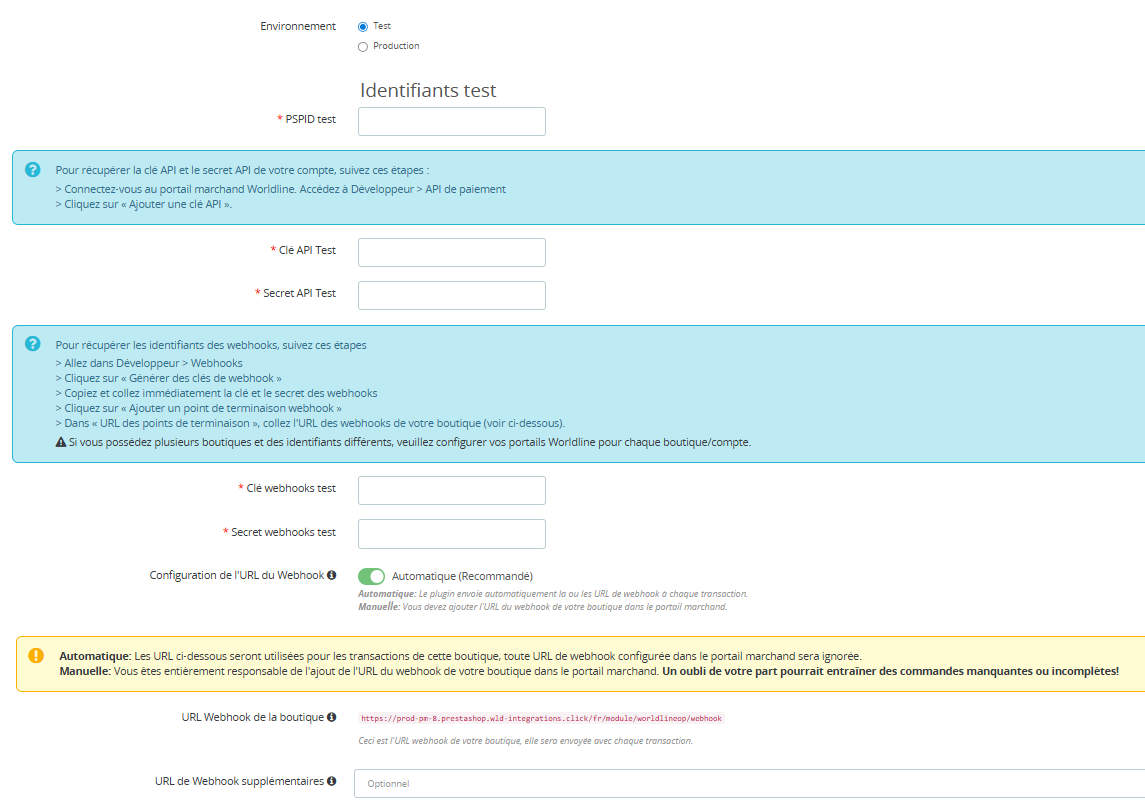 L'image ci-dessus montre o&ugrave; configurer les propri&eacute;t&eacute;s mentionn&eacute;es dans le tableau.